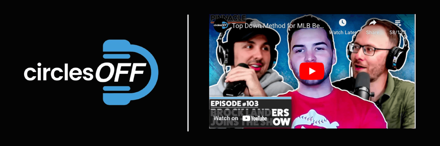 This article reviews Circles Off Episode 103 - Top Down Method for MLB Betting, and covers a wide range of topics related to professional sports betting, winning bettors, and the sports betting industry. Click in to learn more about the episode!