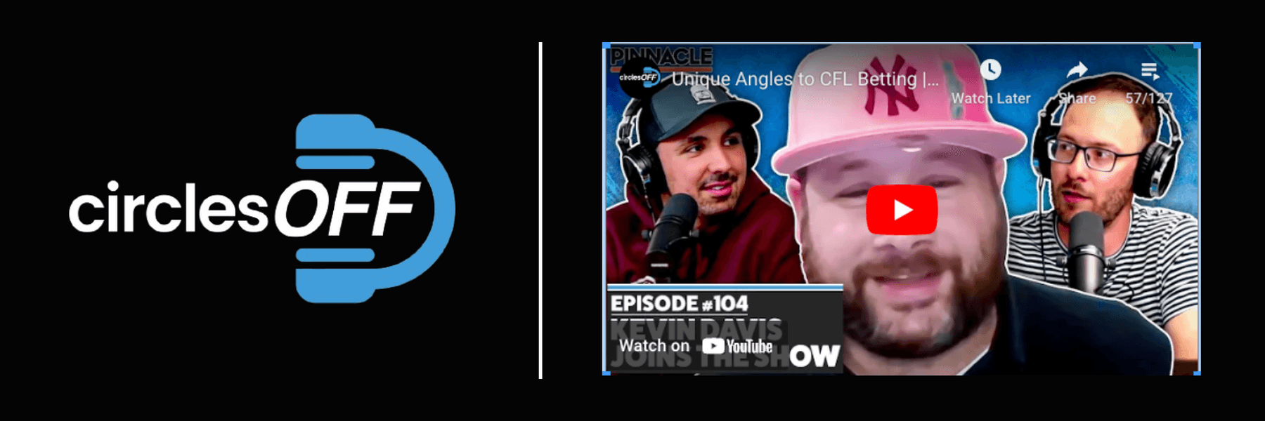 This article reviews Circles Off Episode 104 - Unique Angles to CFL Betting, and covers a wide range of topics related to professional sports betting, winning bettors, and the sports betting industry. Click in to learn more about the episode!