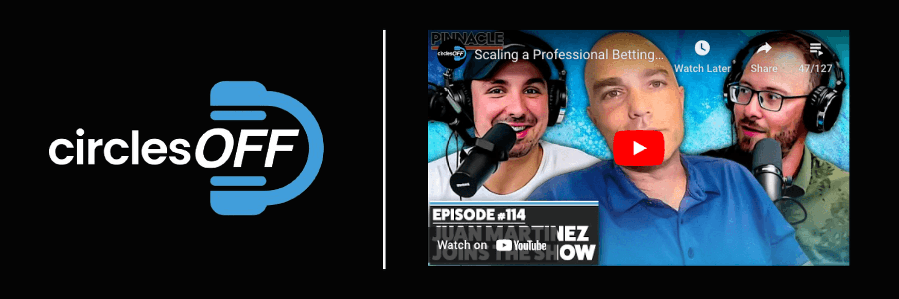 This article reviews Circles Off Episode 114 - Scaling a Professional Betting Operation, and covers a wide range of topics related to professional sports betting, winning bettors, and the sports betting industry. Click in to learn more about the episode!