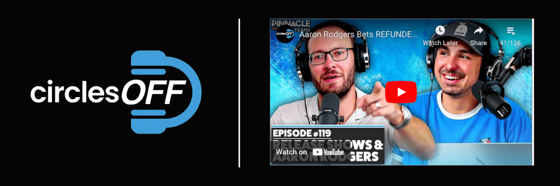 This article reviews Circles Off Episode 119 - Aaron Rodgers Bets REFUNDED, and covers a wide range of topics related to professional sports betting, winning bettors, and the sports betting industry. Click in to learn more about the episode!