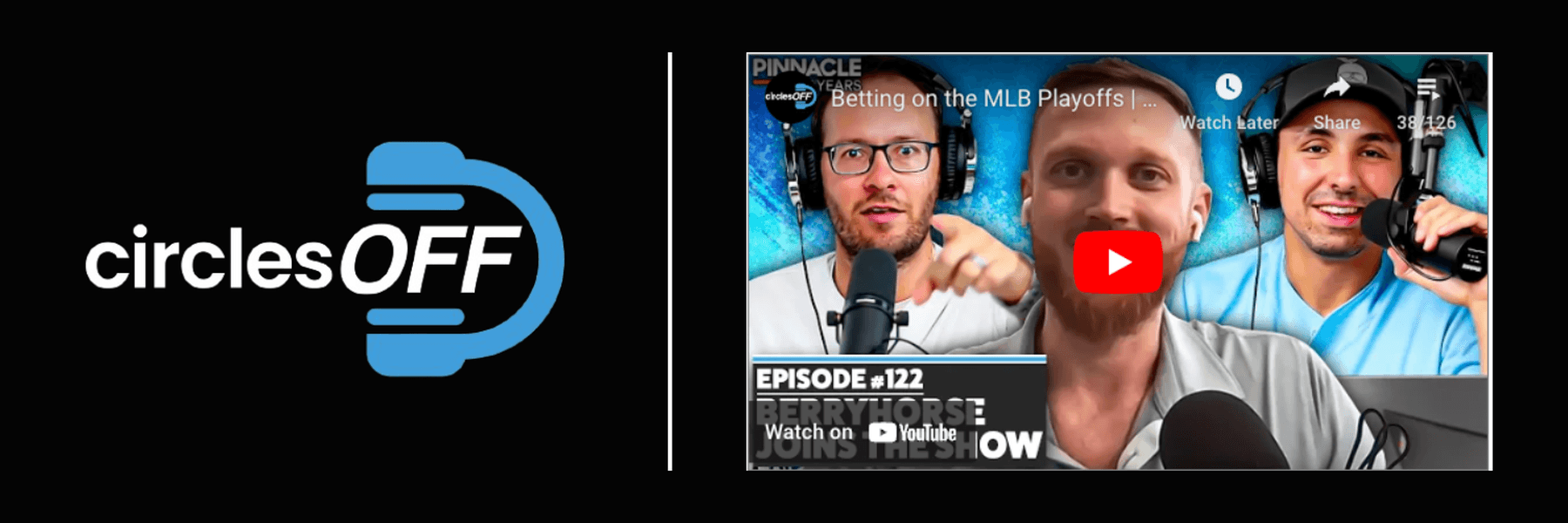 This article reviews Circles Off Episode 122 - Betting on the MLB Playoffs, and covers a wide range of topics related to professional sports betting, winning bettors, and the sports betting industry. Click in to learn more about the episode!