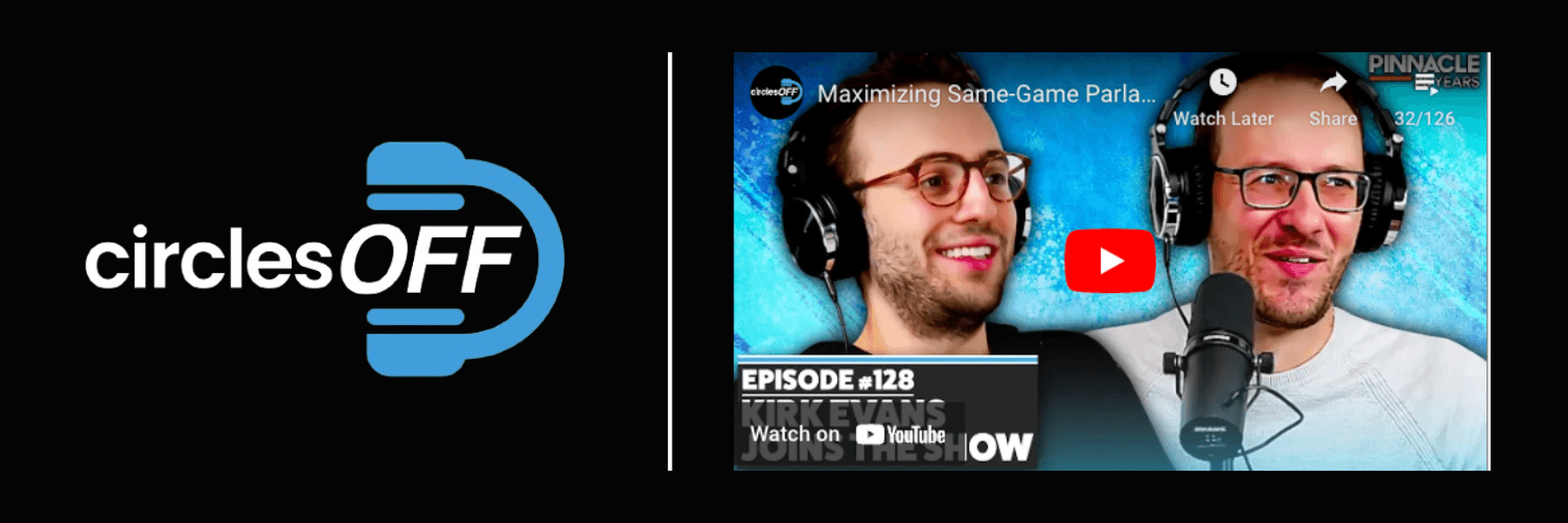 This article reviews Circles Off Episode 128 - Maximizing Same-Game Parlays, and covers a wide range of topics related to professional sports betting, winning bettors, and the sports betting industry. Click in to learn more about the episode!