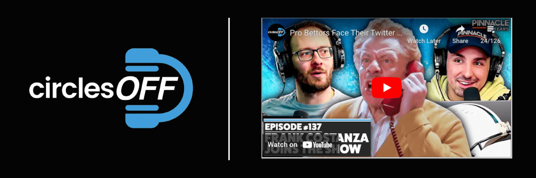 This article reviews Circles Off Episode 137 - Pro Bettors Face Their Twitter Troll, and covers a wide range of topics related to professional sports betting, winning bettors, and the sports betting industry. Click in to learn more about the episode!