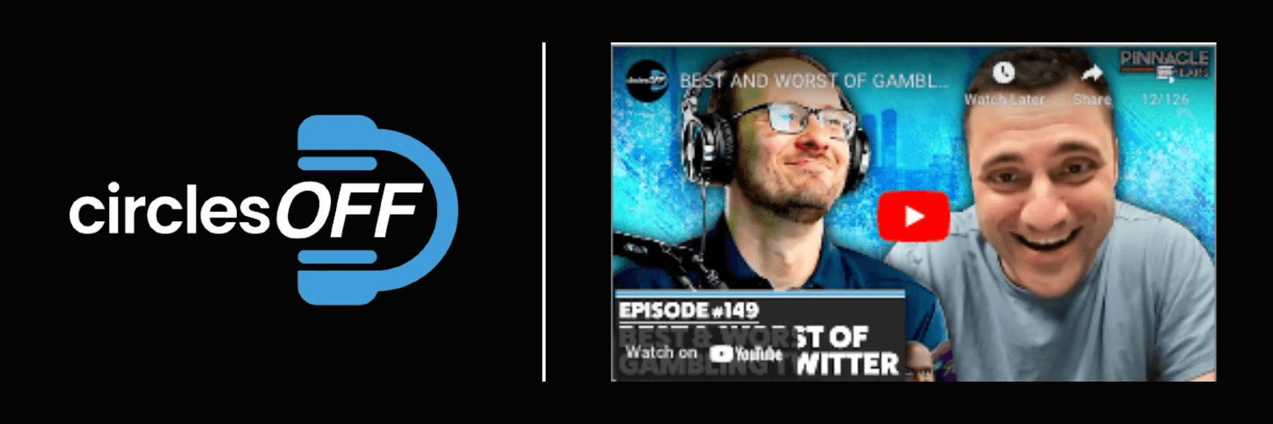 This article reviews Circles Off Episode 149 - BEST AND WORST OF GAMBLING TWITTER and covers a wide range of topics related to professional sports betting, winning bettors, and the sports betting industry. Click in to learn more about the episode!