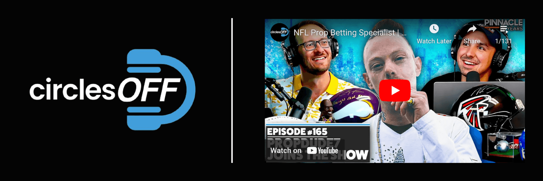 This article reviews Circles Off Episode 165 - NFL Prop Betting Specialist, and covers a wide range of topics related to professional sports betting, winning bettors, and the sports betting industry. Click in to learn more about the episode!