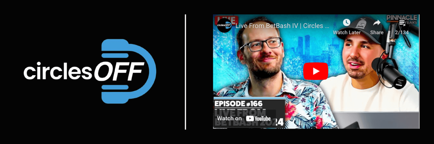 This article reviews Circles Off Episode 166 - Live From BetBash IV, and covers a wide range of topics related to professional sports betting, winning bettors, and the sports betting industry. Click in to learn more about the episode!