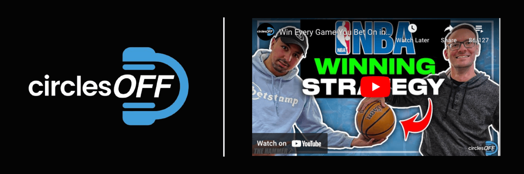 This article reviews Circles Off Episode 75 - Win Every Game You Bet On in The NBA With This, and covers a wide range of topics related to professional sports betting, winning bettors, and the sports betting industry. Click in to learn more about the episode!