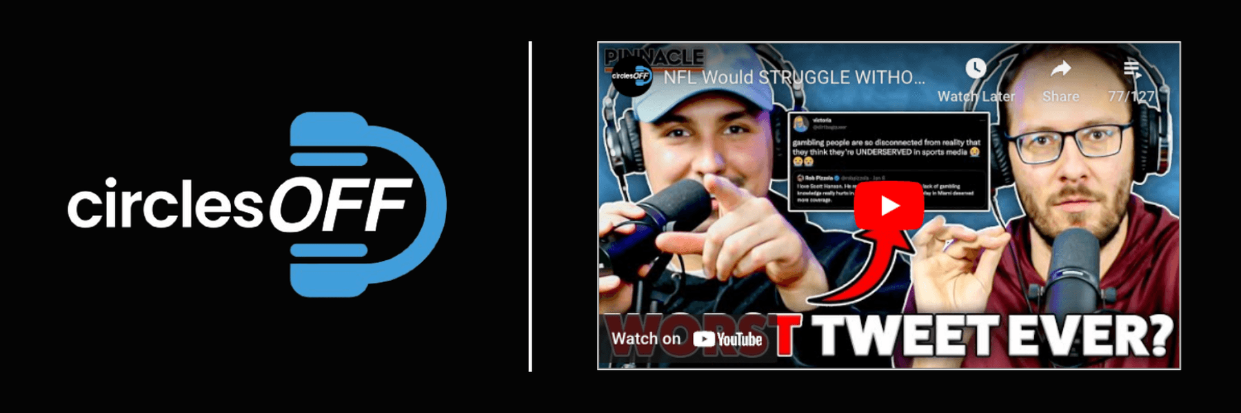 This article reviews Circles Off Episode 84 - NFL Would STRUGGLE WITHOUT Gambling, and covers a wide range of topics related to professional sports betting, winning bettors, and the sports betting industry. Click in to learn more about the episode!