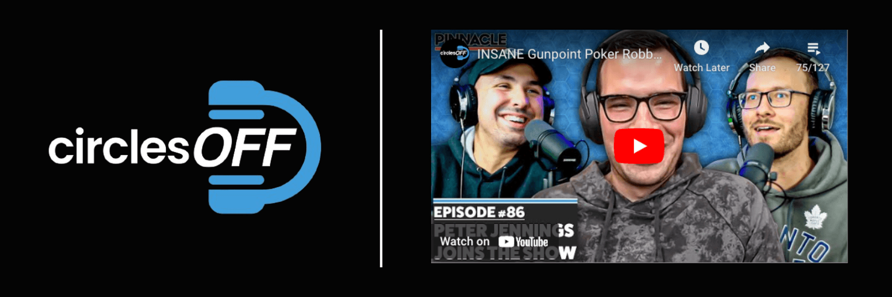 This article reviews ircles Off Episode 86 - INSANE Gunpoint Poker Robbery... , and covers a wide range of topics related to professional sports betting, winning bettors, and the sports betting industry. Click in to learn more about the episode!