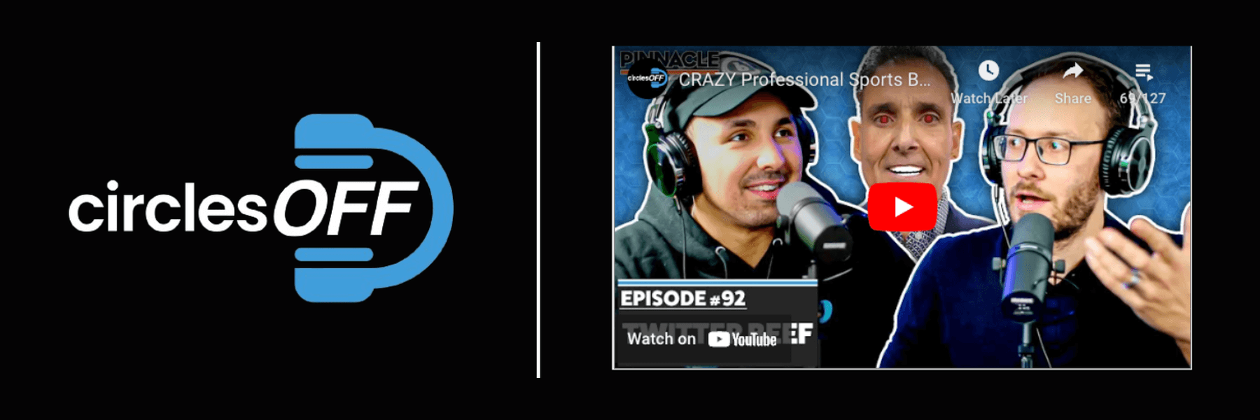 This article reviews Circles Off Episode 92 - CRAZY Professional Sports Bettor FEUD, and covers a wide range of topics related to professional sports betting, winning bettors, and the sports betting industry. Click in to learn more about the episode!