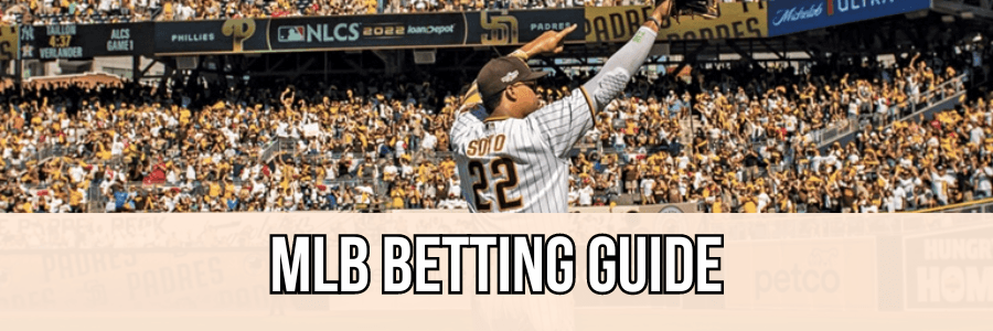 Learn moneyline betting in MLB: How it works, runline, totals (over/under), first 5 innings, prop bets, futures, tips & strategies.