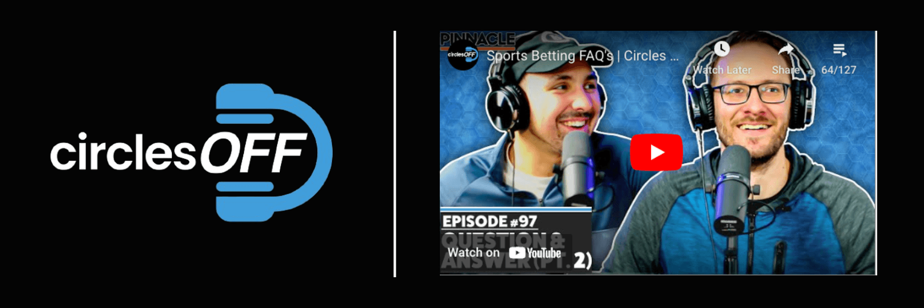 This article reviews Circles Off Episode 97 - Sports Betting FAQ's, and covers a wide range of topics related to professional sports betting, winning bettors, and the sports betting industry. Click in to learn more about the episode!