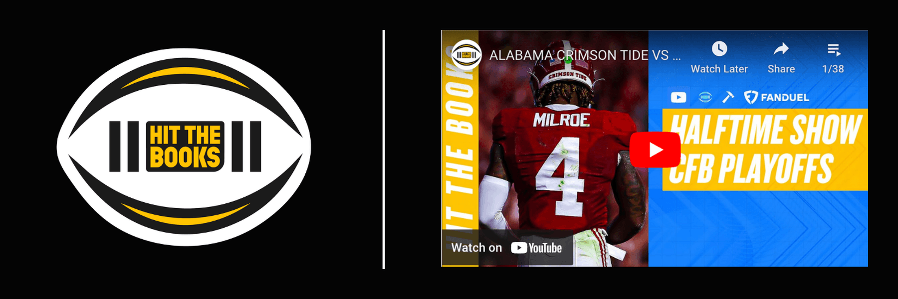 Hit the Books | ALABAMA CRIMSON TIDE VS MICHIGAN WOLVERINES - CFB BOWL GAMES HALFTIME SHOW